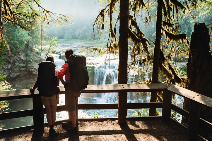 Photograph of hikers